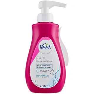Veet Pure Haarentfernungscreme für Körper & Beine, 400 ml