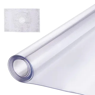 Vevor Kunststoff-Tischdecke 91,4 x 121,9 cm Transparent