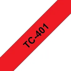 Bild TC-401 12mm schwarz auf rot