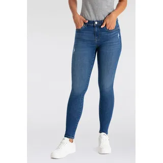 ONLY Skinny-fit-Jeans »ONLWOW MID SKINNY BJ«, blau