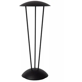 LED Akku Tischleuchte Garten Schwarz IP54 31 cm 2700-3000 K Dimmbar