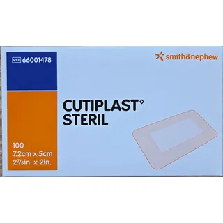 Cutiplast steril Wundverband 7,2 x 5 cm 100 St.