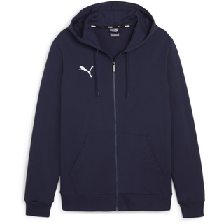 Puma teamGOAL Casuals Hooded Jacket Sweat, Puma Navy-puma White, XL