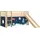 Spielbett Pino 90 x 200 cm Kiefer massiv beige