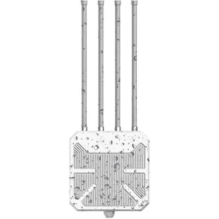 7links WLAN Repeater Outdoor: Wetterfester Outdoor-WiFi-6-Repeater, bis 3.000 Mbit/s, Dual-Band (WLAN außen, mit Außenantenne, Kamera)
