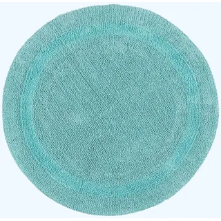 Homescapes Badematte Türkis Ø 80 cm