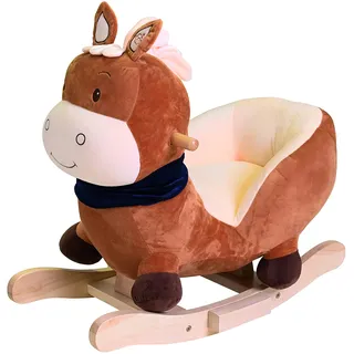 Knorrtoys 40373 Schaukeltier Seppl Horse Brown mit Sound