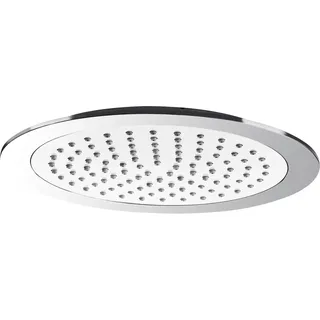 CORNAT Kopfbrause "Style" - 238 mm Kopfdurchmesser - 1 Strahlart - Mit Kugelgelenk & Anti-Kalk-Düsen - Verchromt / Duschkopf / Regendusche / Einbau-Duschkopf / Duschbrause / TECBW3403