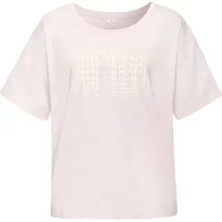 s.Oliver Damen Pyjama rosa-weiß gemustert Gr.36/38