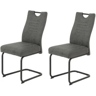 Hela Freischwinger JUPITER grau 2er Set