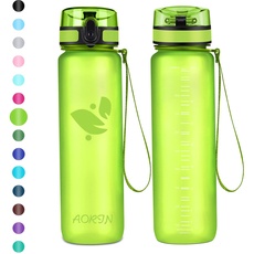 AORIN Trinkflasche - 1000ml - Wasserflasche BPA-Frei & Tritan Auslaufsicher Sportflasche, Erwachsene,Trinkflasche Kinder, Fitness,Laufen,Yoga,Fahrrad,Outdoor