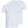 T-Shirt 2er-Pack Einfarbig T-Shirt JACBASIC CREW NECK TEE 2PK 2er Pack weiß