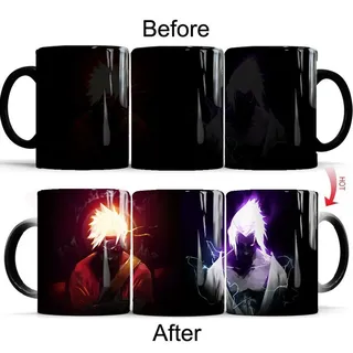 Anime NARUTO Thermoeffekt Tasse Ceramic Kaffee Tee Milch Becher Magische Mug - 03