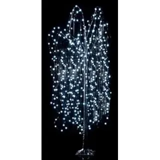 Partenope Srl Weißer LED Baum 180 cm 360 LED außen, wie Foto, einzigartig