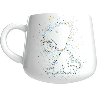 Snoopy Keramik-Frühstückstasse, inkl. 3D-Woodstock-Figur, Fassungsvermögen 355 ml, offizielles Produkt (CyP Brands)