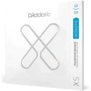 D'Addario XS Akustikgitarrensaiten, Phosphorbronze, Light, 12-53