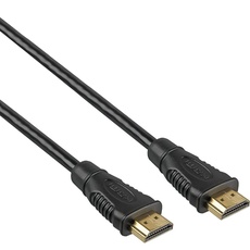 PremiumCord 4K HDMI Kabel M/M 10,2Gbps vergoldete Anschlüsse mit Audio Rückkanal, Kompatibel mit Video 4K UHD 2160p, Deep Color, 3D, HDR, 3x geschirmt, schwarz, 1,5 m