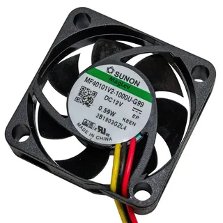 SUNON 12V DC 0,48W 40x40x10mm 11,9m3/h 5800U/Min 11,9m3/h Sunon MF40101V21000UG99