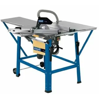 SCHEPPACH TS310 2200 W 230 V inkl. Tischverbreiterung, Sägeblatt, Parallelanschlag, Tischverlängerung, Winkelanschlag