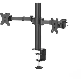 Hama Monitorhalterung 2 Monitore 13 – 35 Monitor Halterung, Schwarz«