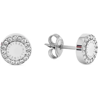 Tommy Hilfiger Jewelry Steckerohrringe für Damen aus Edelstahl verziert mit Kristallen - Erhältlich aus Gold, Rotgold oder Silber