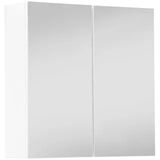 Mokebo Bad Spiegelschrank Die Badenixe , Holzwerkstoff , 2 Fächer , 70x71x23 cm , Badezimmer, Badezimmerspiegel, Spiegelschränke