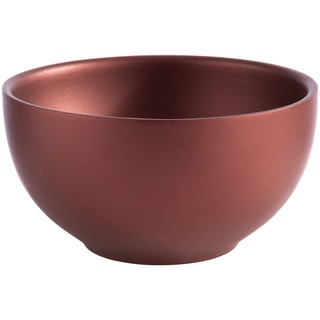 APS Schale -LEVANTE- 12 cm, H: 6,5 cm Edelstahl, Farbe: copper red 0,32 Liter doppelwandig