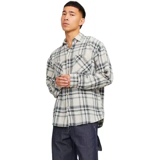 JACK & JONES Langarmhemd »JJEMICHAEL OVERSHIRT LS SN« Jack & Jones desert sage