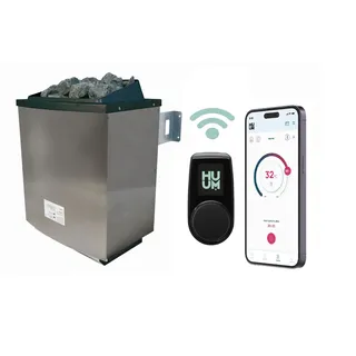Karibu Saunaofen 9 kW + WiFi-Steuerung