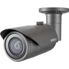 Hanwha QNO-7012R Bulletkamera out. 4MP PoE IR IK10 (2560 x 1440 Pixels), Netzwerkkamera, Grau