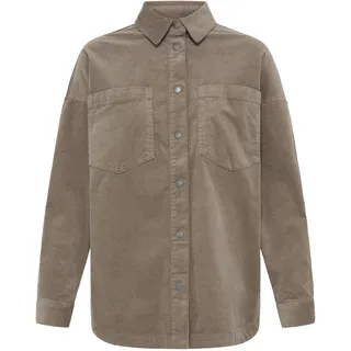 Pulz Jeans Hemdjacke "Damen Overshirts PZSALLY", walnut