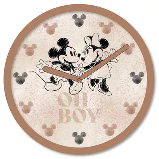 Pyramid Mickey Mouse (Blush) Clock, Farbig