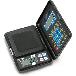Kern & Sohn GmbH CM 60-2N (Wägebereich max. 60 g, Ablesbarkeit 0,01 g, mit integriertem Taschenrechner, inkl. Batterien)