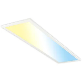 Briloner LED Panel 1 x 100 x 25 x 6 cm weiß