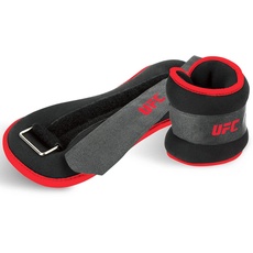 UFC Für alle Altersgruppen Knöchelgewichte, schwarz/rot, 2 x 0.5kg