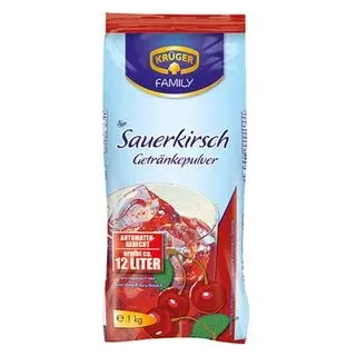 Krüger Sauerkirsch Getränkepulver 1,0 kg