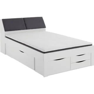 RELITA »Maxi« mit Schubladen und Stauraum im Kopfteil: weiß,
