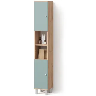 livinity Badschrank Fucino 30 x 190 cm Grün