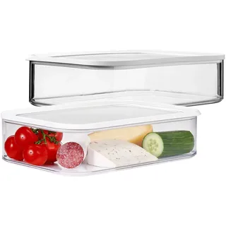 Mepal Frischhaltedose rechteckig weiß 4,8 l 2-teiliges Set