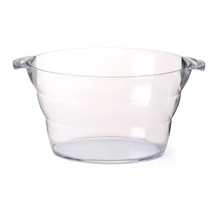barup HENDI Weinkühler, Transparent SAN Oval, 470x290x230 mm - Gold