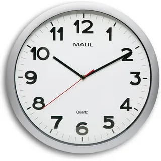 Maul Quarz Wanduhr 40 cm 9054195 silber