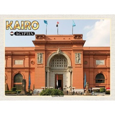 Holzschild 30x40 cm - Kairo Ägypten Ägyptisches Museum