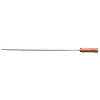 Tramontina Grillspieß, 17 mm breit, Spießlänge 65 cm, mit Holzgriff, FSC, Tramontina_29810/129, Edelstahl, Holz