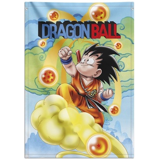 Grupo Erik WandDeko Rollbild Dragon Ball Goku Merch Kakemono aus Stoff Poster 70 x 100 cm Dragon Ball Manga - Offizielles Anime Poster