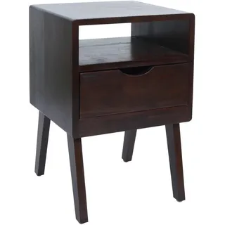 MCW Nachtschrank rechteckig 42 x 64 x 40 cm Dunkelbraun