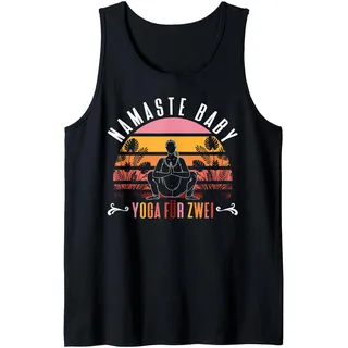 Namaste Baby Yoga Für Zwei Werdende Mutter Schwangerschaft Tank Top