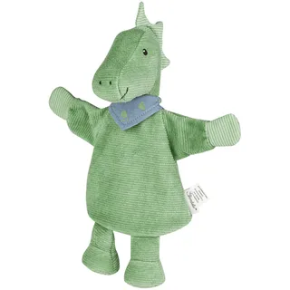 Sterntaler Kinder Handpuppe Dino Rexi steingrün
