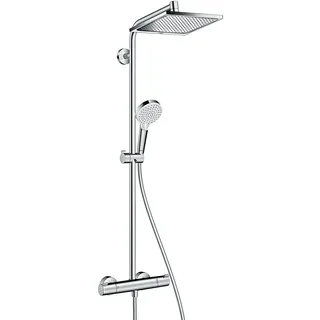 Hansgrohe Crometta E Duschsystem 240 1-jet mit Thermostat Chrom 27271000