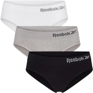 Reebok Raina Damen Unterwäsche Nahtlos Mehrpack 3er | Seamless Unterhosen Für Sport Freizeit Alltag | Elastische Slips Bequem | Unterwäsche Frauen Set