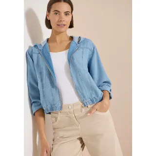 Cecil Blouson im Denim-Look mit Zipper